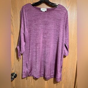 Peck & Peck Tunic Top in Purple
